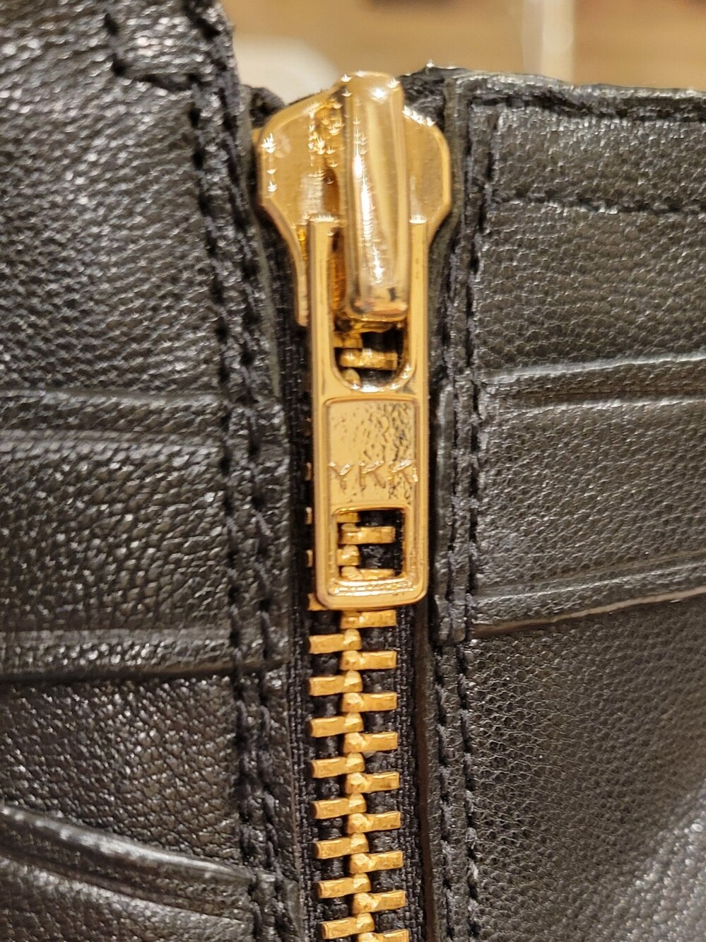 COACH Black Leather Ankle Boots with Gold Buckle Size 7 - Picture 6 of 9